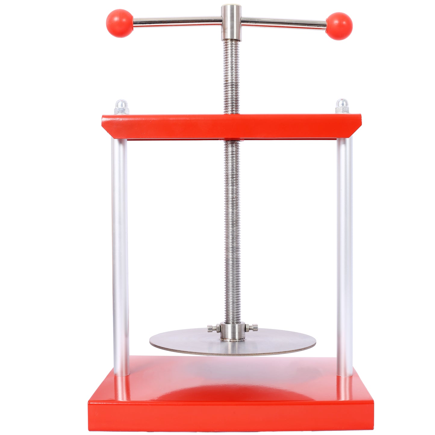 Fruit Wine Manual Press - 0.53 Gallon Stainless Steel Barrels Press Machine for Juice, Vegetable,Wine, Olive Oil