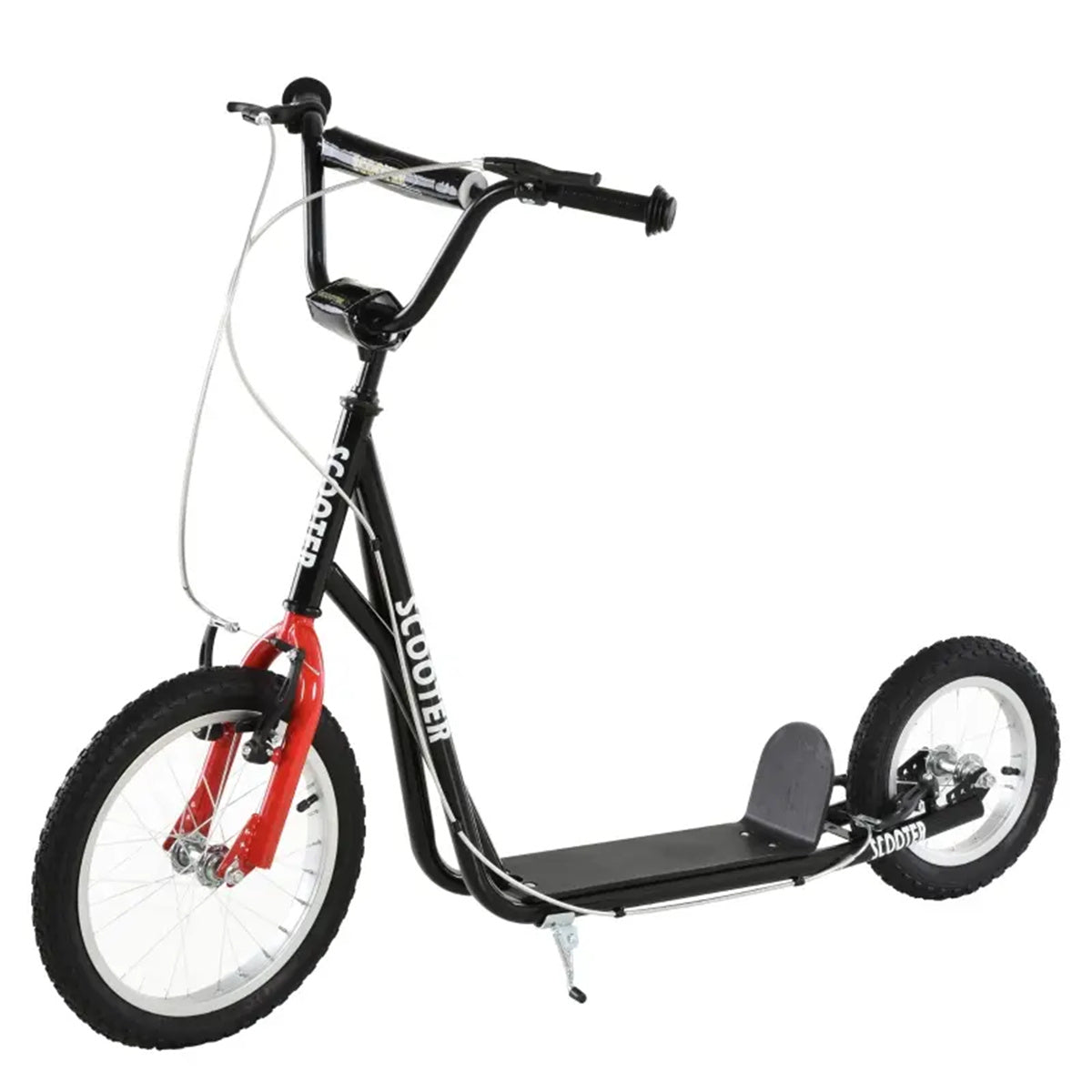 Scooter with Dual Brakes  - Black