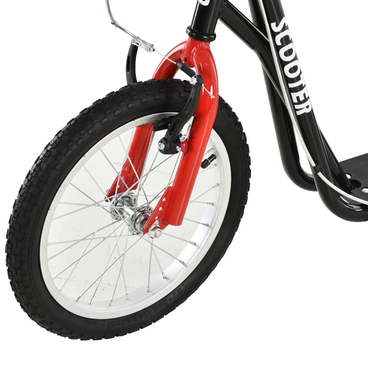 Scooter with Dual Brakes  - Black