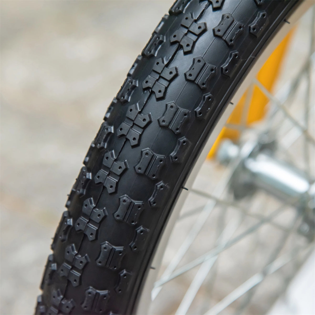 Scooter with Adjustable Handlebars and plastic basket  16" Inflatable Rubber Tires  -Orange