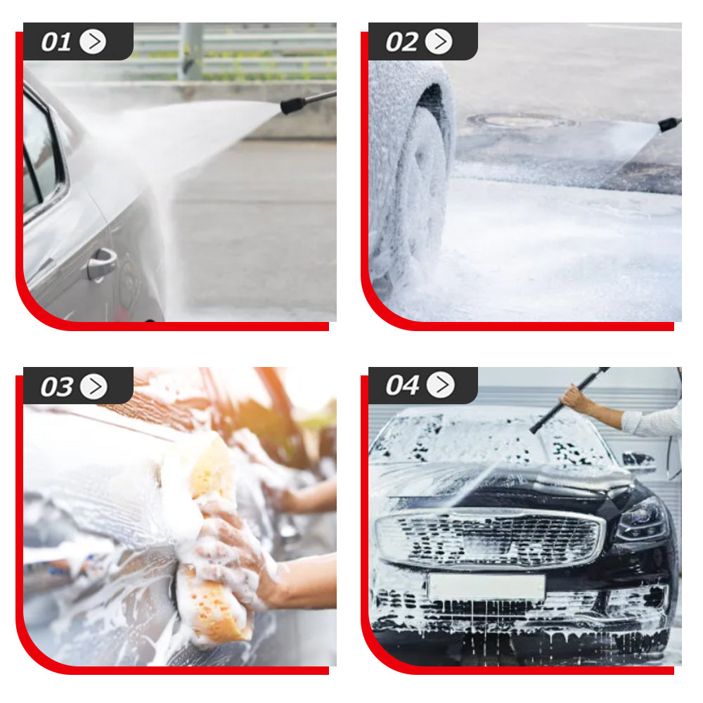 2600psi Gas Engine Pressure Washer, Gas Powered High Pressure Washer with 5 Nozzle, Soap Tank, Spray Gun