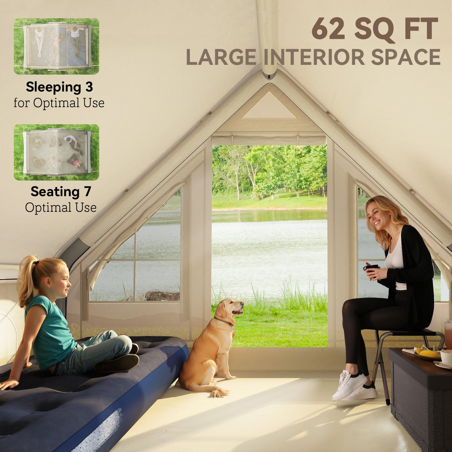 Camping Tent (beige)