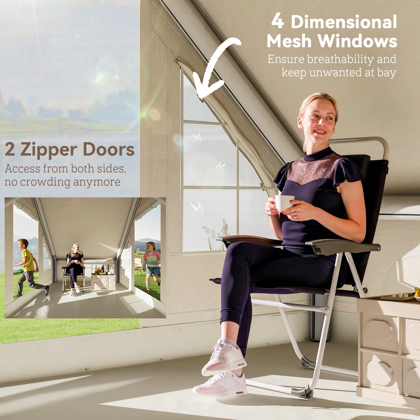 Camping Tent (beige)