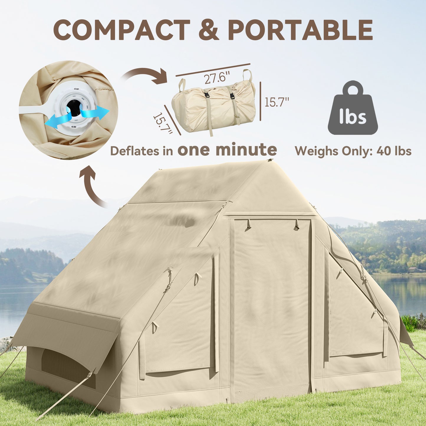 Camping Tent (beige)