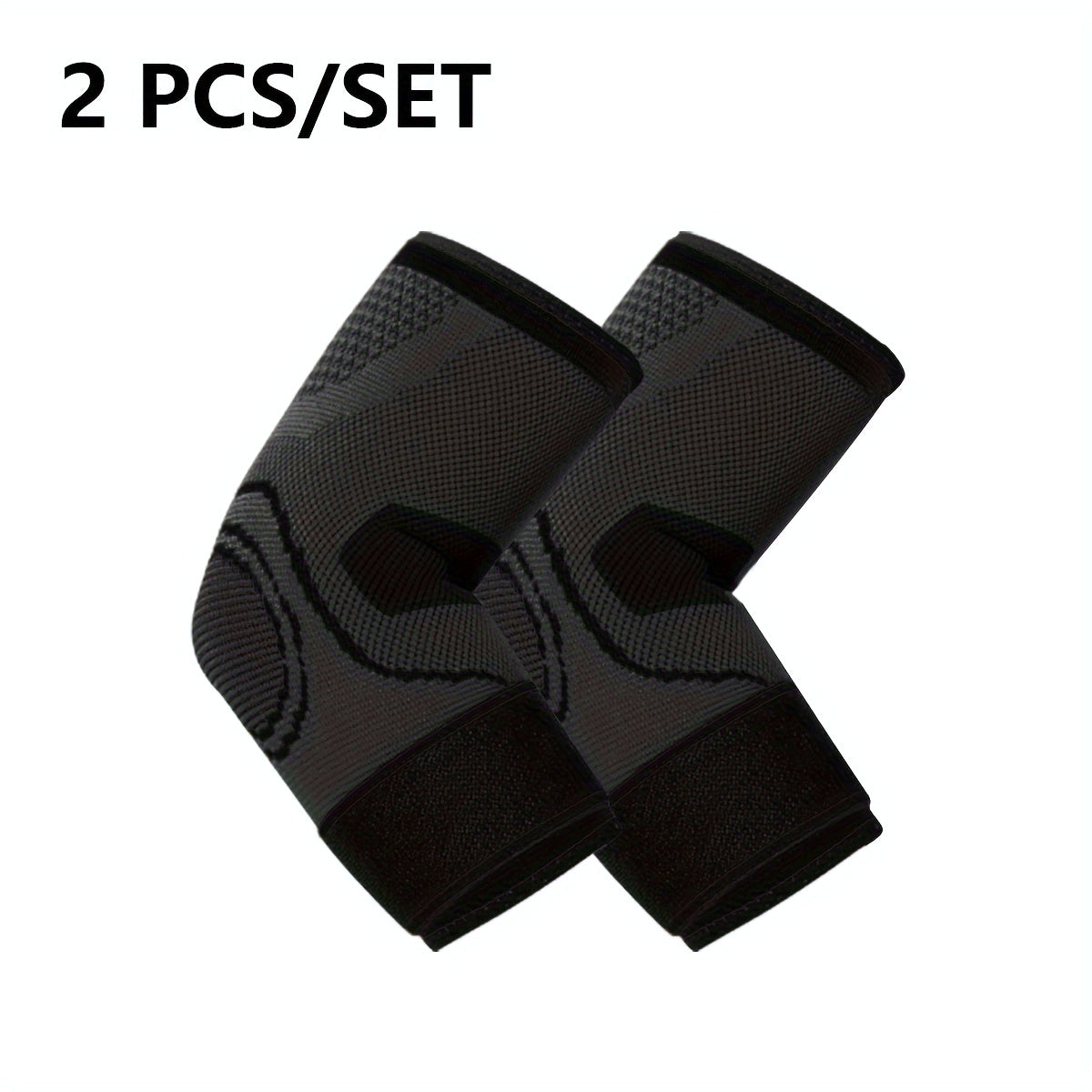 2-Pack Breathable Elbow Pads – Non-Slip Compression Straps for Sports & Fitness, Anti-Sprain Protection for Indoor & Outdoor Use(Maybe YunExpress Logistics)
