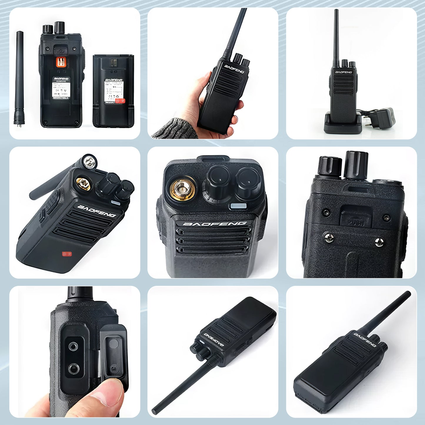 Baofeng BF-1904 UHF Single Band Walkie Talkie Long Range,Two-way Radio Portable Handheld Ham Radio 10W 4200mAh