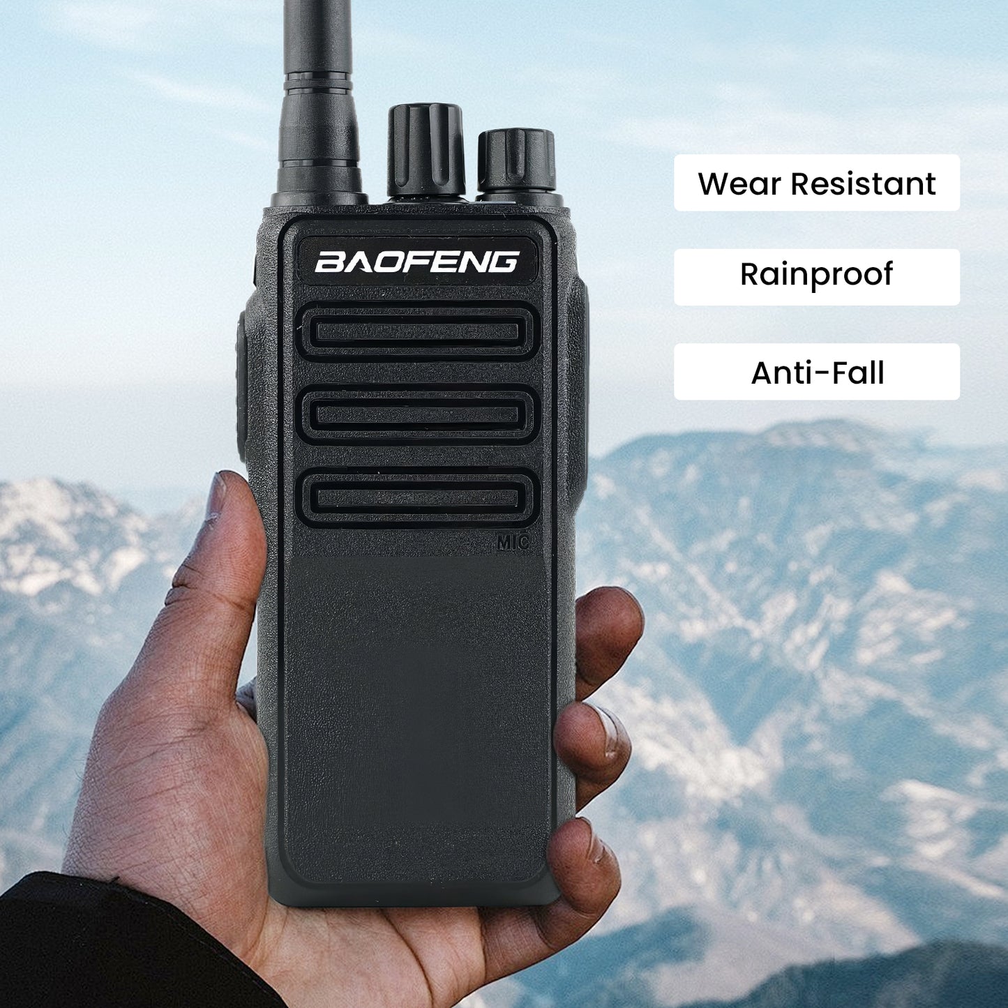 Baofeng BF-1904 UHF Single Band Walkie Talkie Long Range,Two-way Radio Portable Handheld Ham Radio 10W 4200mAh