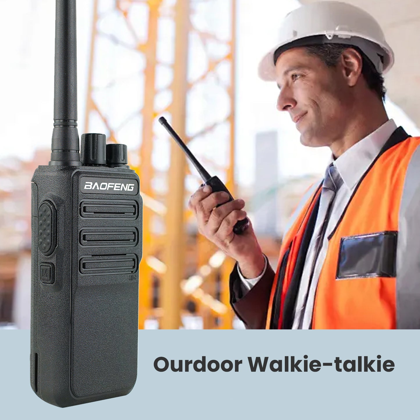 Baofeng BF-1904 UHF Single Band Walkie Talkie Long Range,Two-way Radio Portable Handheld Ham Radio 10W 4200mAh