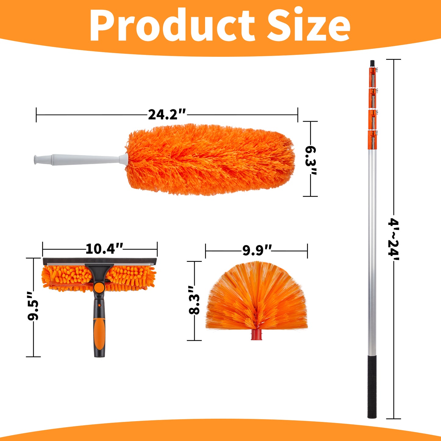 4-24FT High Reach Duster Kit