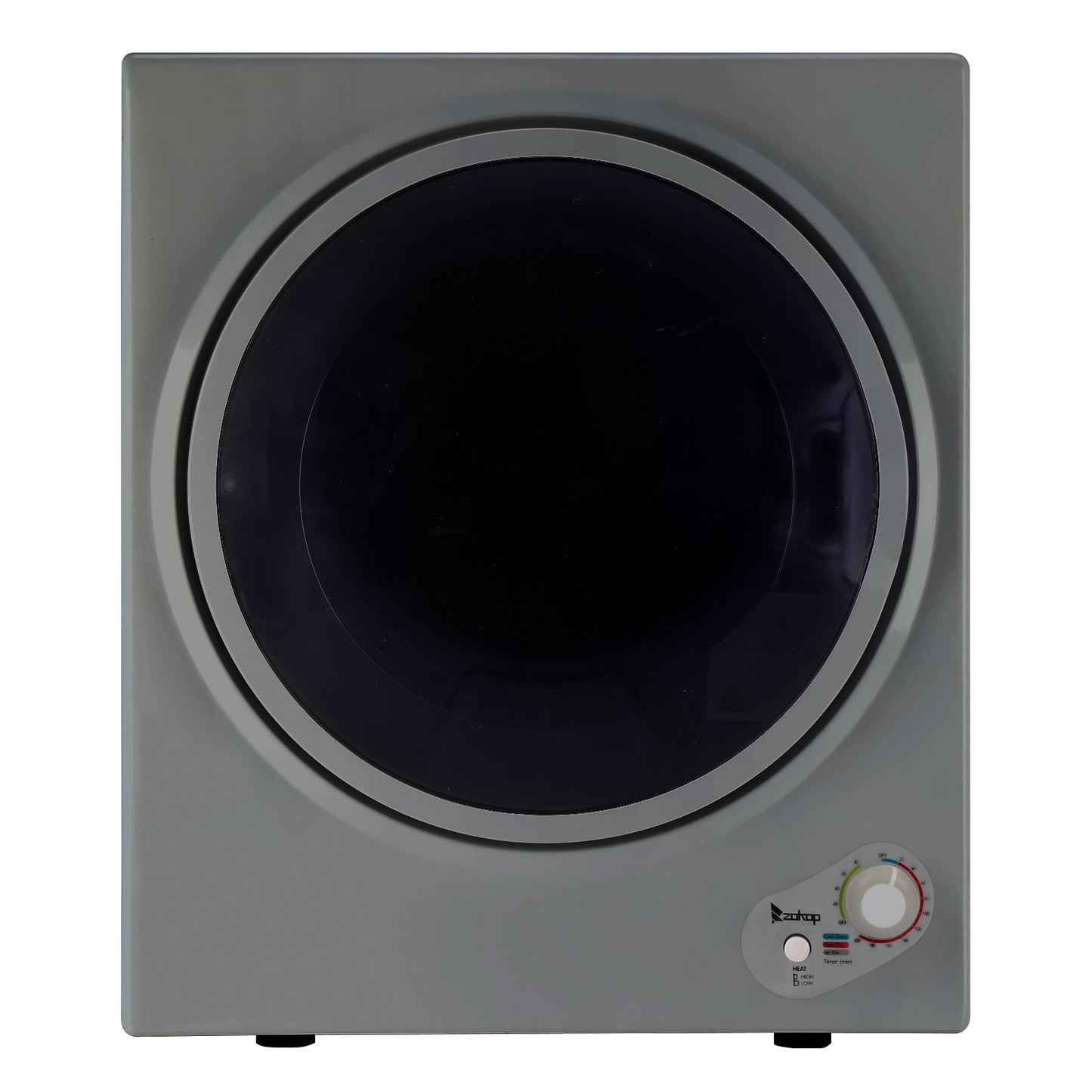 Compact Portable Household clothes Dryer 2.5KG 1.6cuft with Stainless Steel Drum Black and White 120V MECHANICAL Control ETL Certification