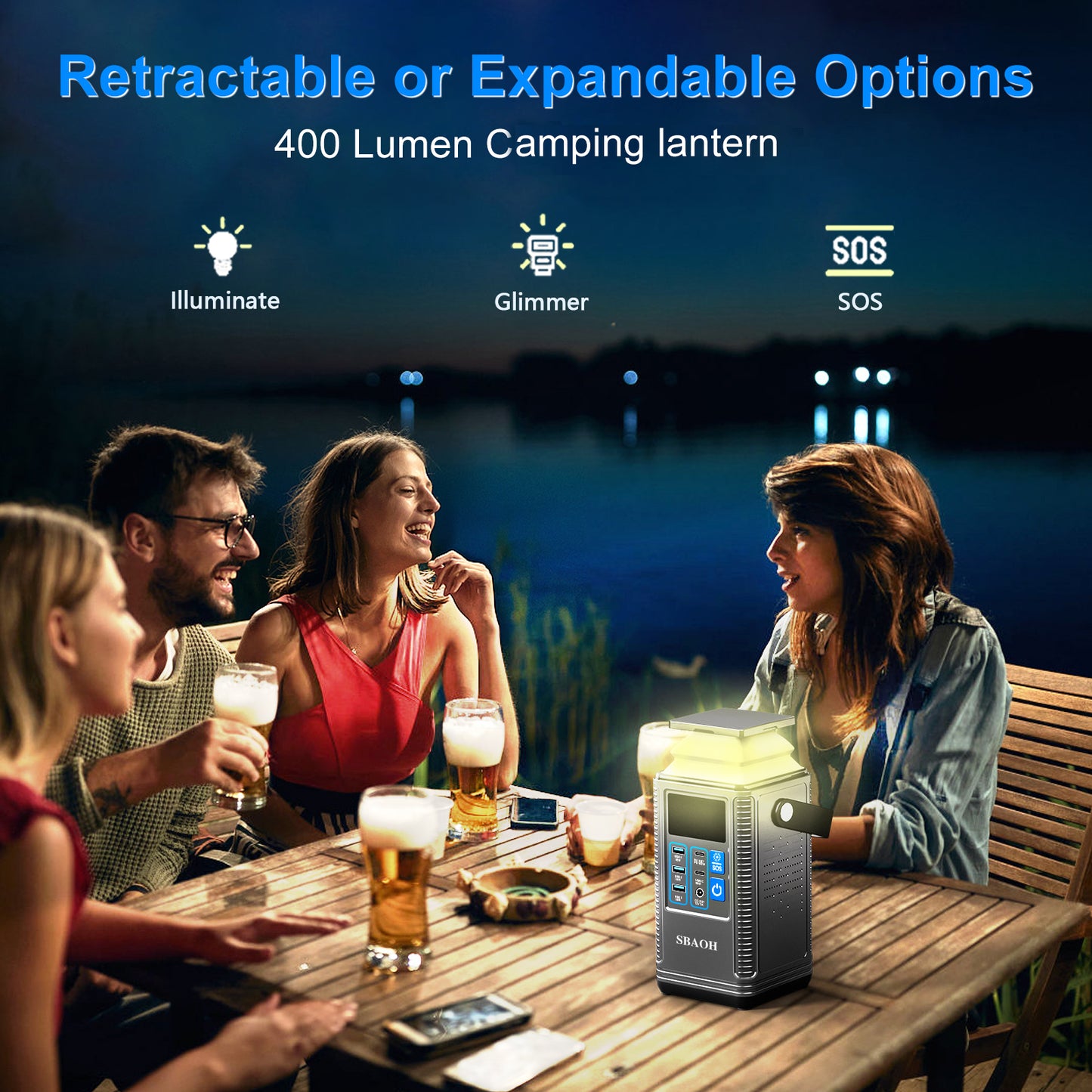 100W Power Station 296Wh Lithium Battery Power Bank 80000mAh Portable Charger Battery For Outdoor Energy Storage Supply