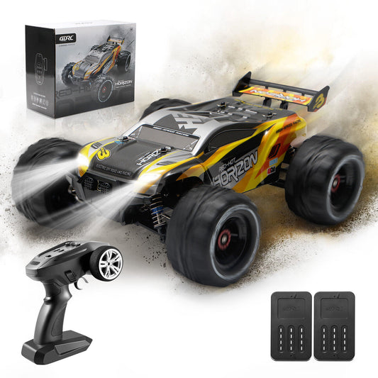 High Speed 50+kmh RC Car, RC Monster Truck,Racing Hobby Car, 4WD All Terrain Off-Road Remote Control Car, 2.4Ghz RC Crawler, 2 Battery
