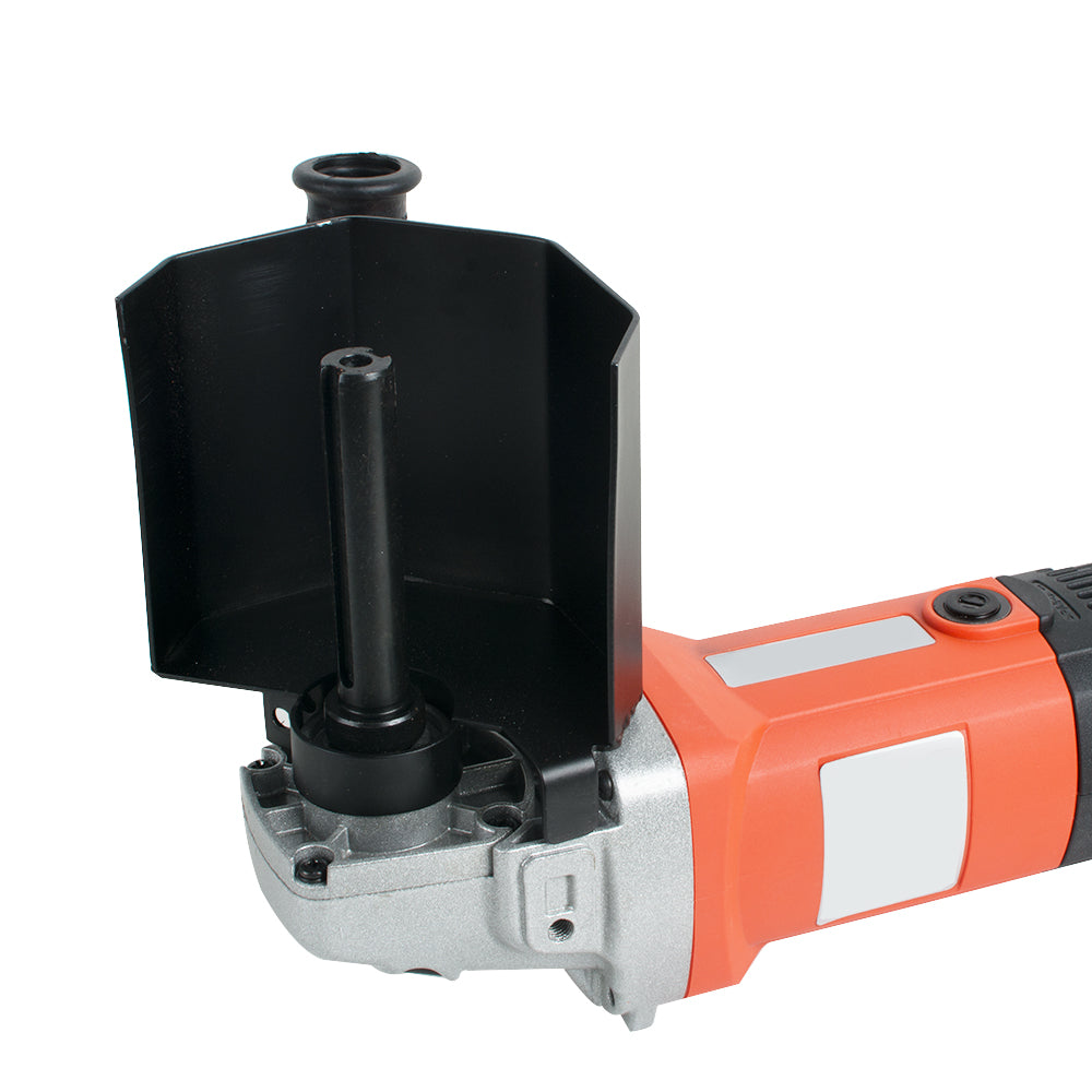 110V Burnishing Polishing Machine Polisher Handheld Sander with 2 Polishing Wheels