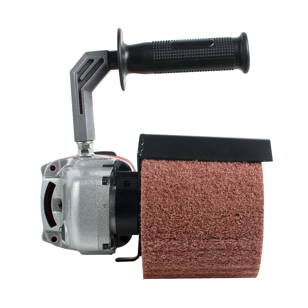 110V Burnishing Polishing Machine Polisher Handheld Sander with 2 Polishing Wheels