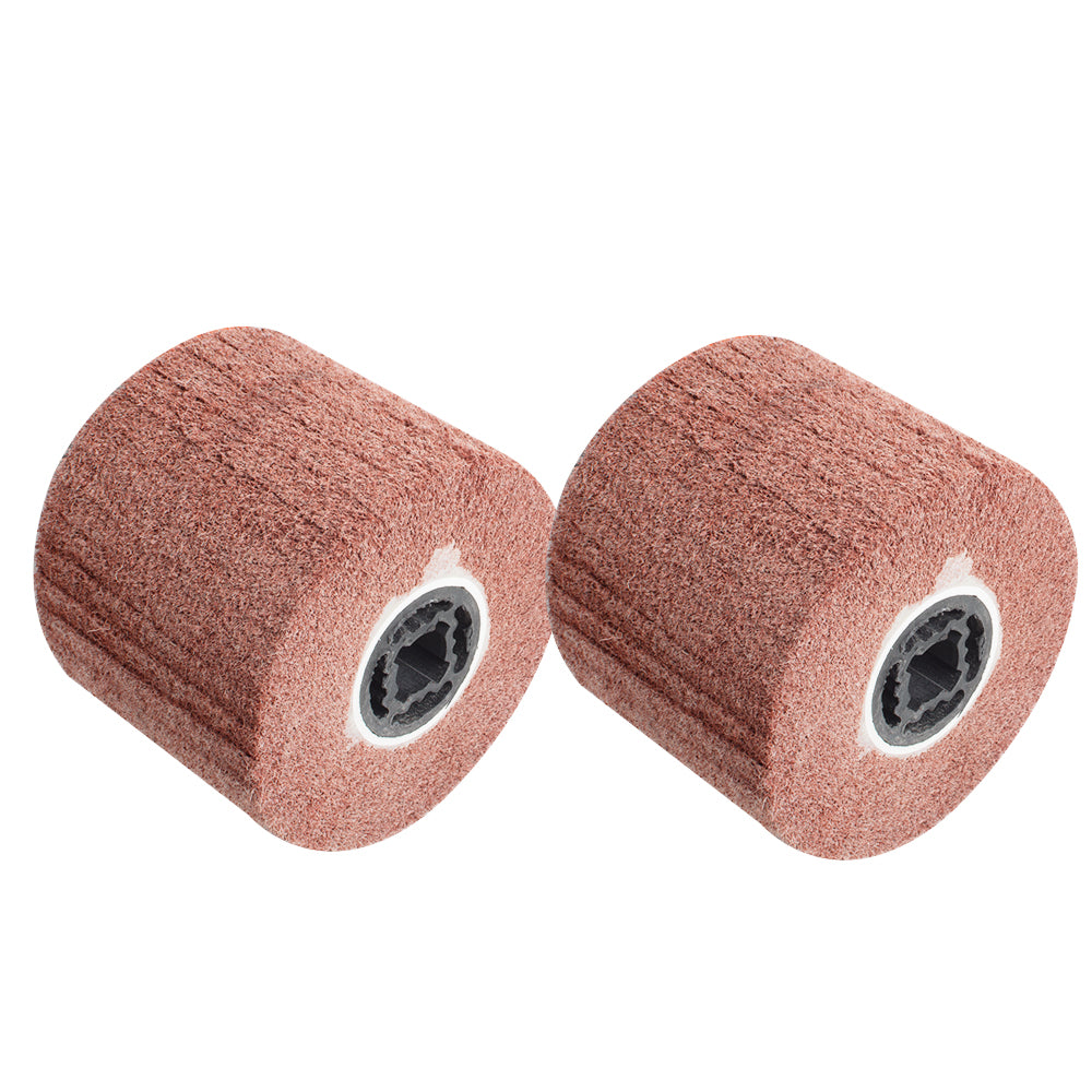 110V Burnishing Polishing Machine Polisher Handheld Sander with 2 Polishing Wheels