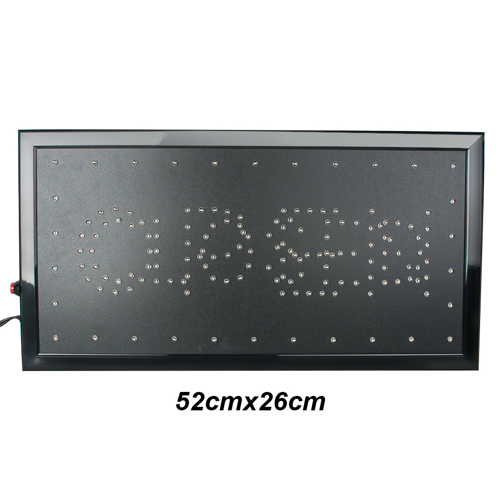 Bright LED 2 in1 Open & Closed Store Shop Business Sign 9.8 - 20.47" Display neon