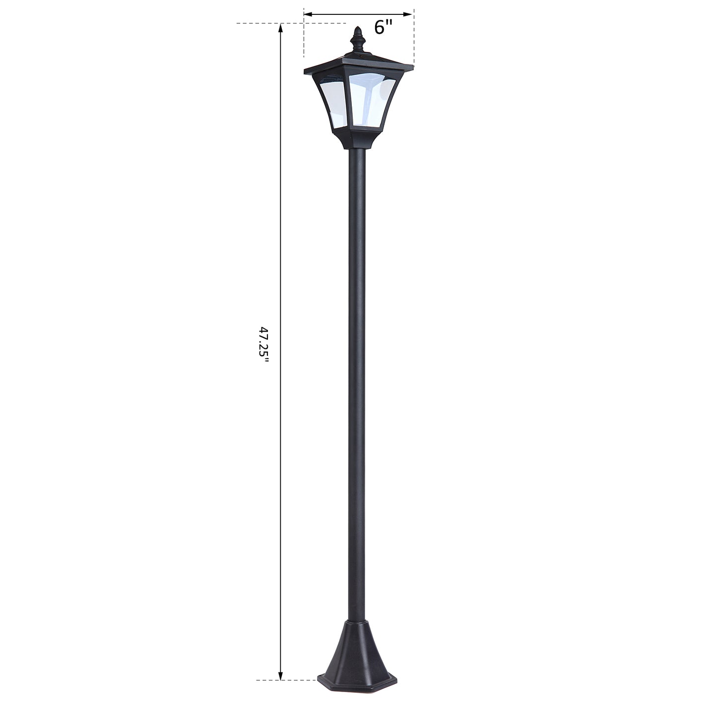 Solar Powered Outdoor Lamp / Street Light / Lamp