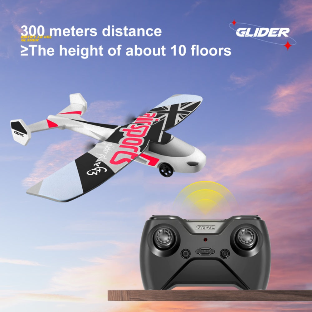 4DRC G3 RC Plane, 2.4Ghz Remote Control Airplane,Flying with 2 Batteries & Propeller