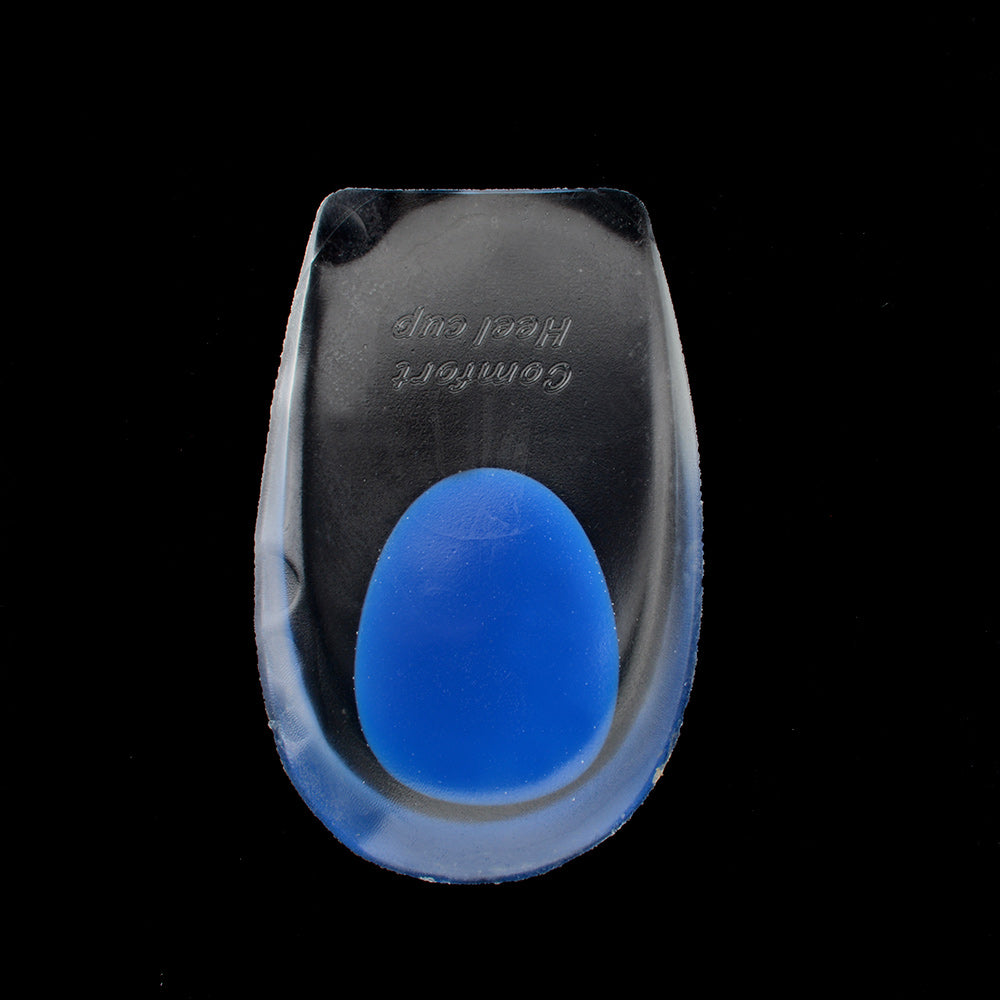 1 pair Gel Shoes Insoles Cushion Heel Cup Massage Pads Inserts Heel Care Silicone Shoe Inserts