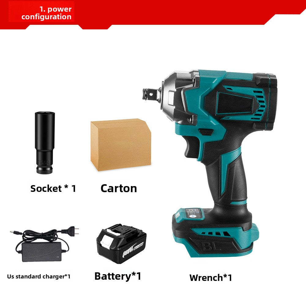 Brushless Electric Impact Wrench High Torque Cordless Tool