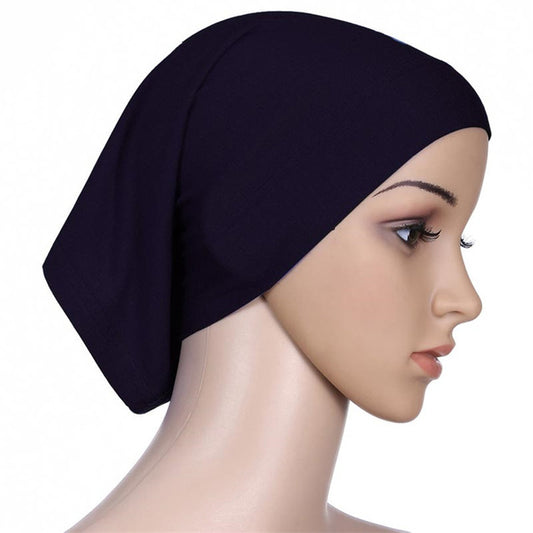 Islamic Women's Head Scarf Cotton Underscarf Hijab Cover Head Bonnet