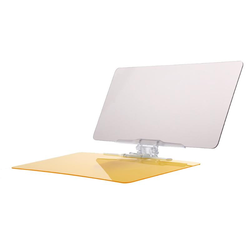 1Pcs Car Sun Visor HD Anti Sunlight Dazzling Goggle Day Night Vision Driving Mirror UV Fold Flip Down Clear View