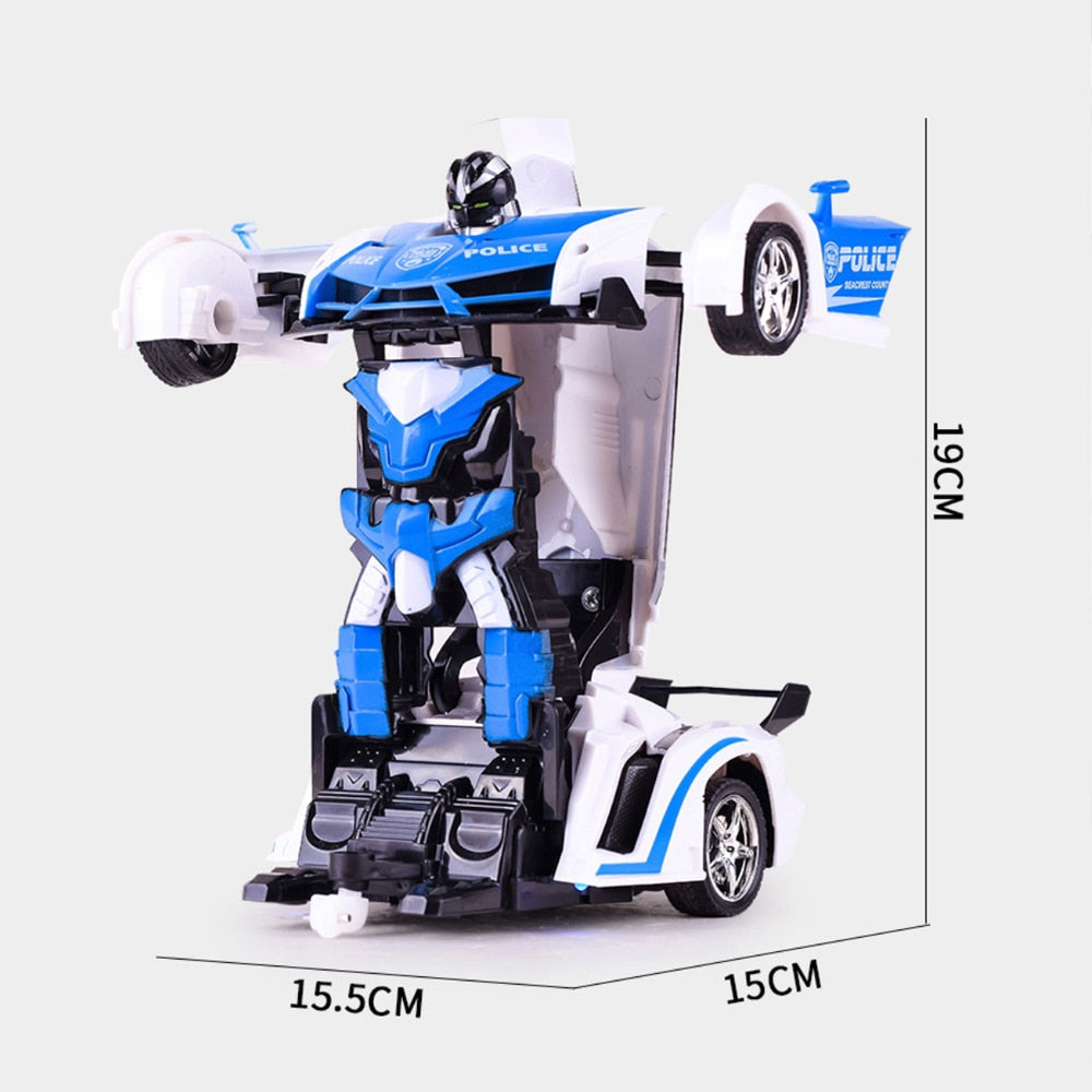 RC Car Transforming Robot Vehicle