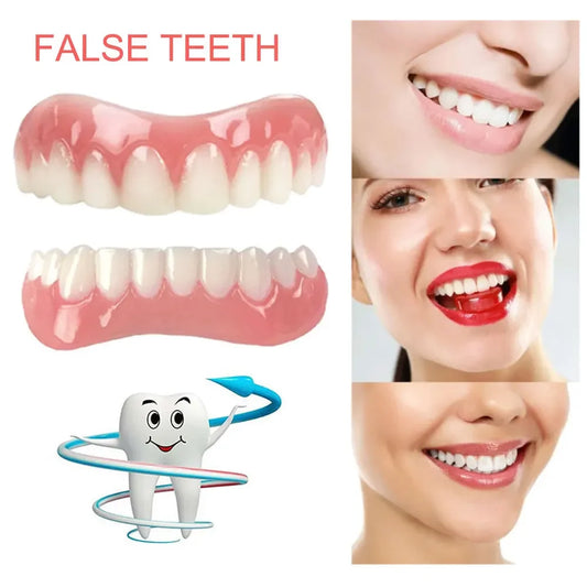 Silicone Upper/Lower False Teeth