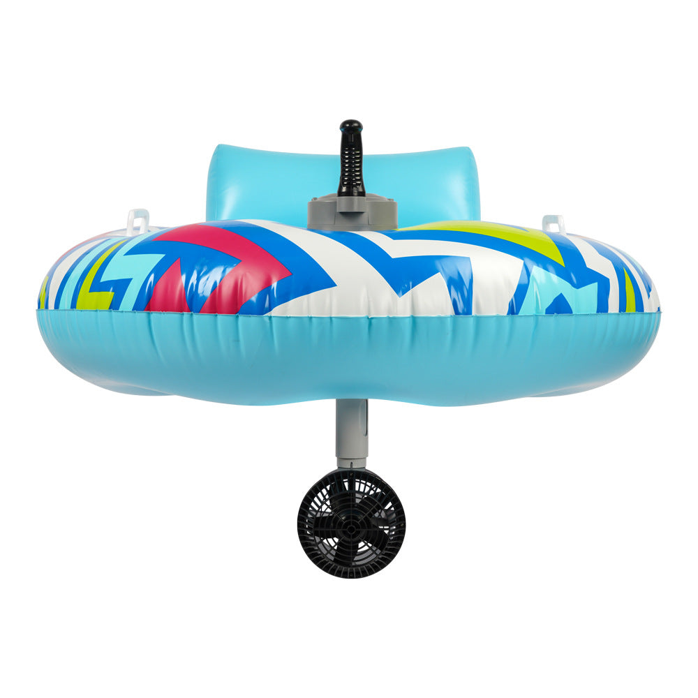 Electric Motor Powered Inflatable Lounge Chair Water Float