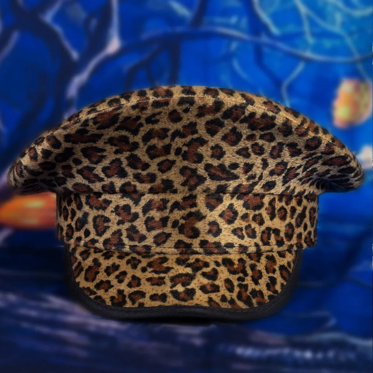 Korean Style Women's Cap Breathable Vintage Leopard