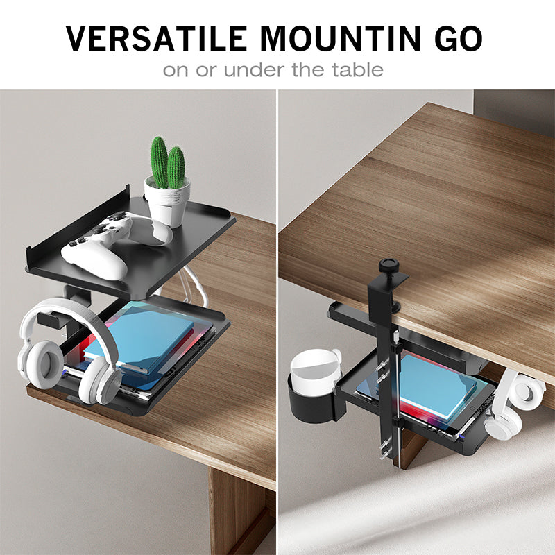3 - Tier Multifunctional Desk Side Storage Rack