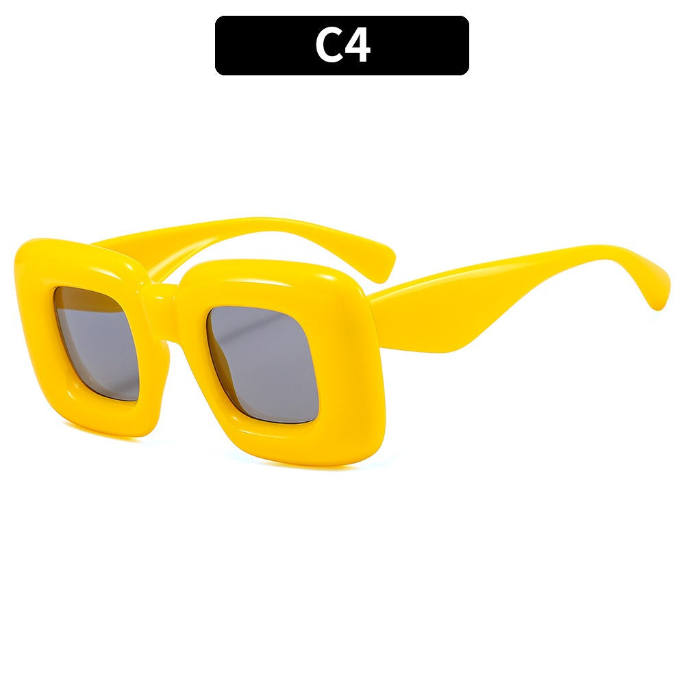 Inflatable Sunglasses Funny Square Street Sunglasses