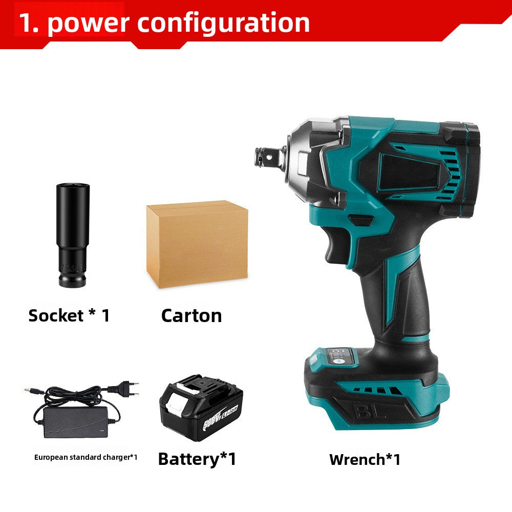 Brushless Electric Impact Wrench High Torque Cordless Tool
