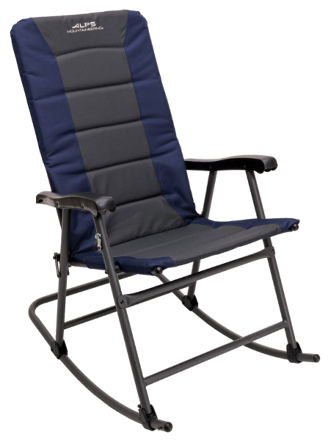 Folding Rocking Chair Navy/Charcoal