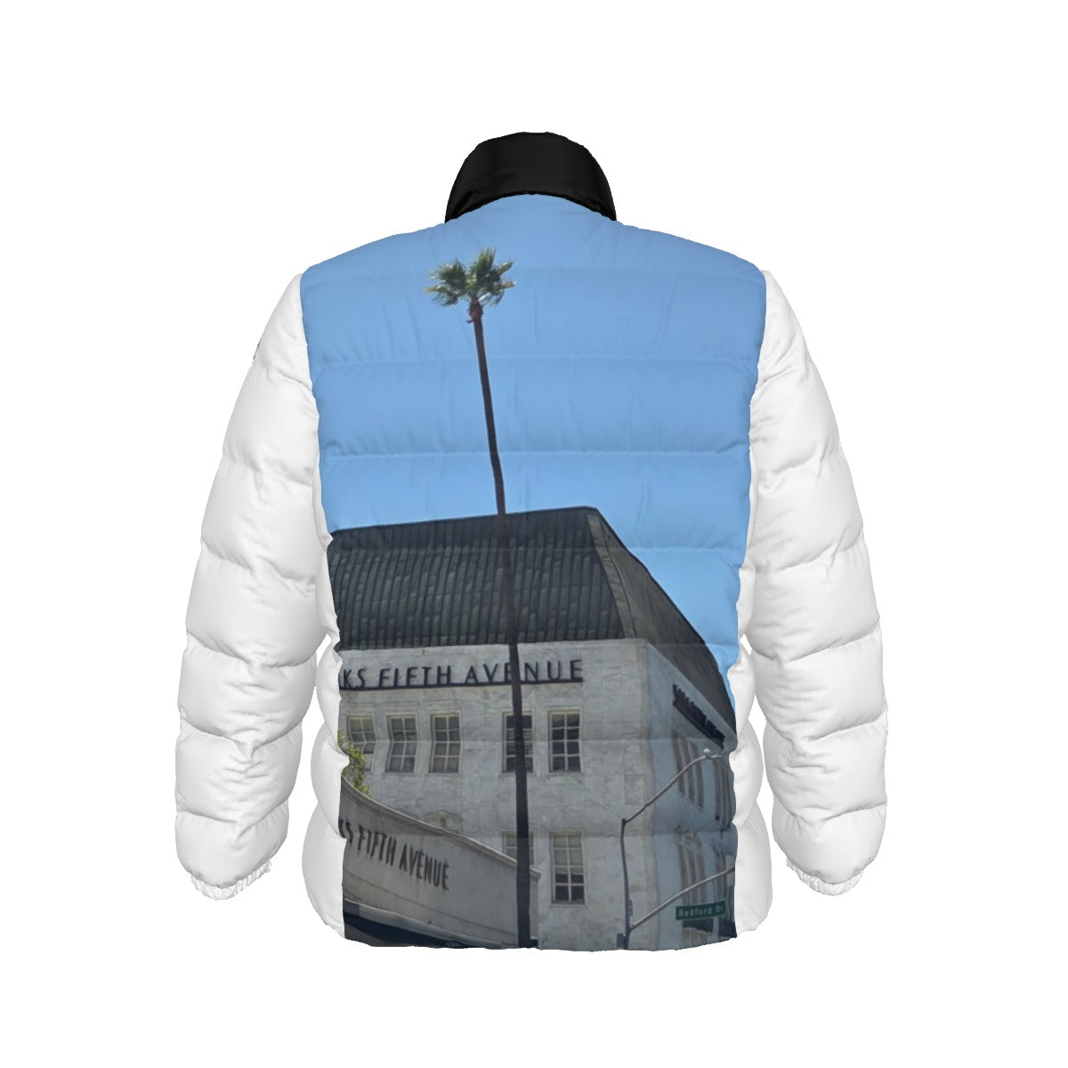 NEW!! branded (left sleeve/ B.H. BEDFORD DR. Sign front/rear) Unisex Stand collar slim down jacket