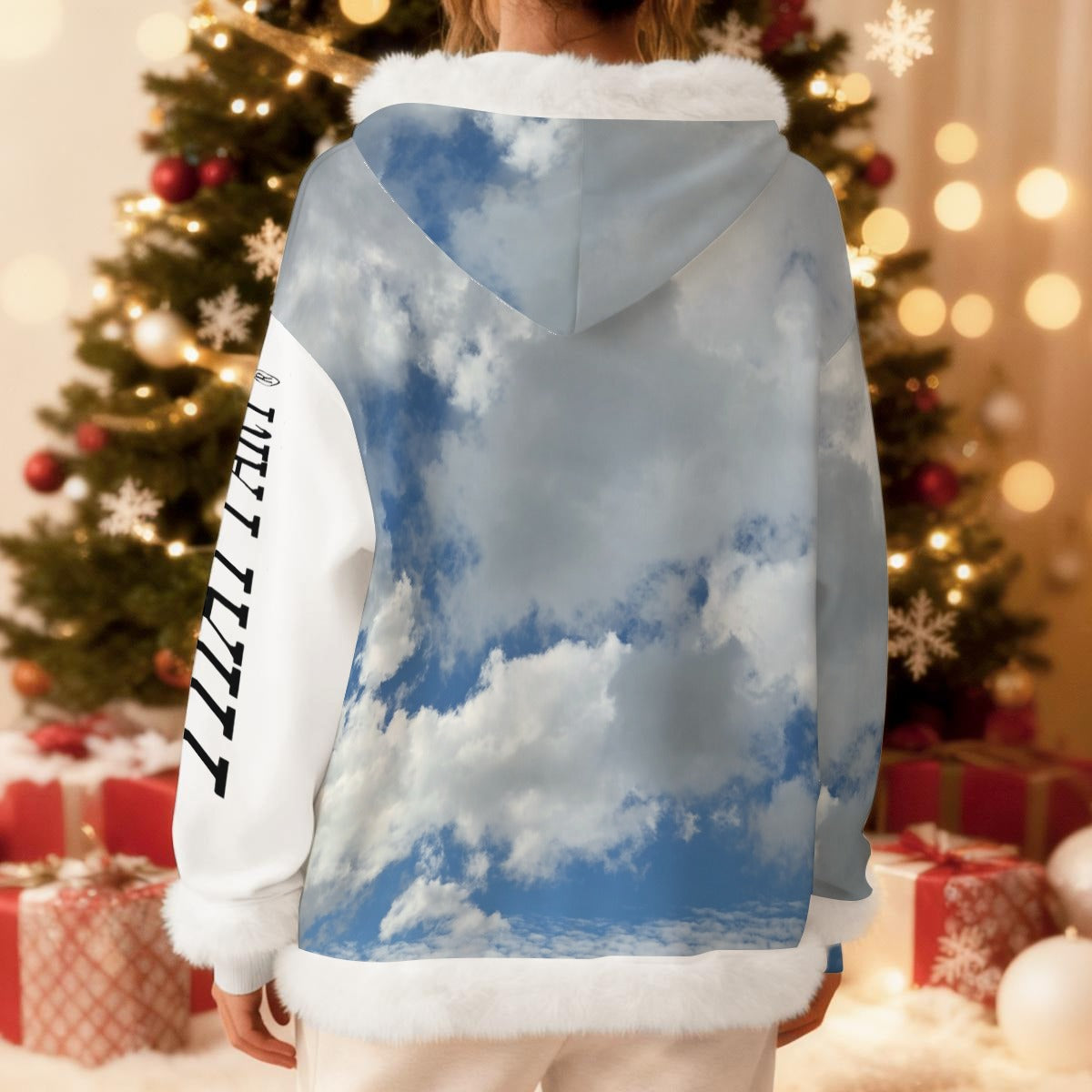 NEW!!! "THAT PART" branded (left sleeve & CLOUDS) Fleece Hoodie