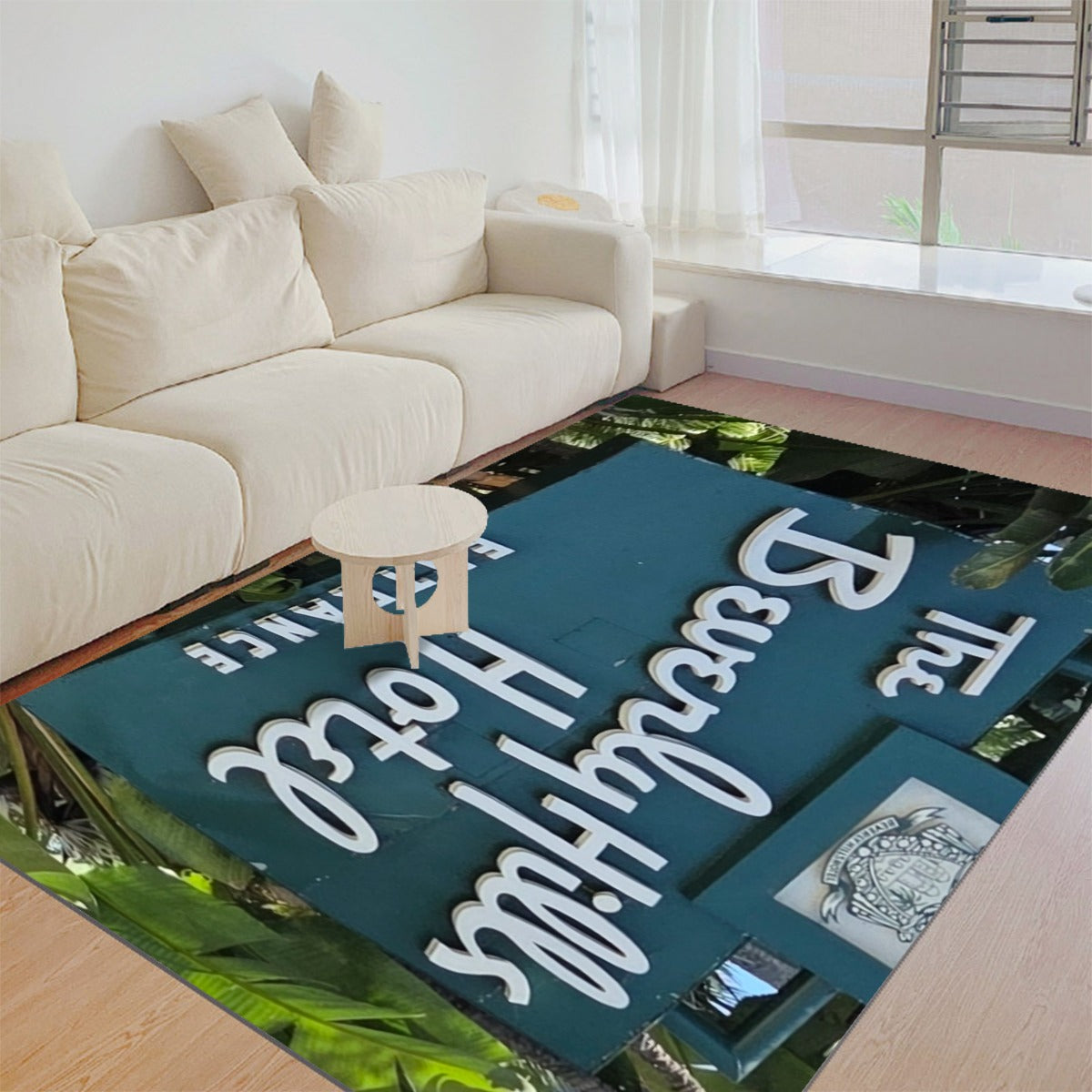 NEW!!! (B.H. Hotel Sign) Felt Floor Mat