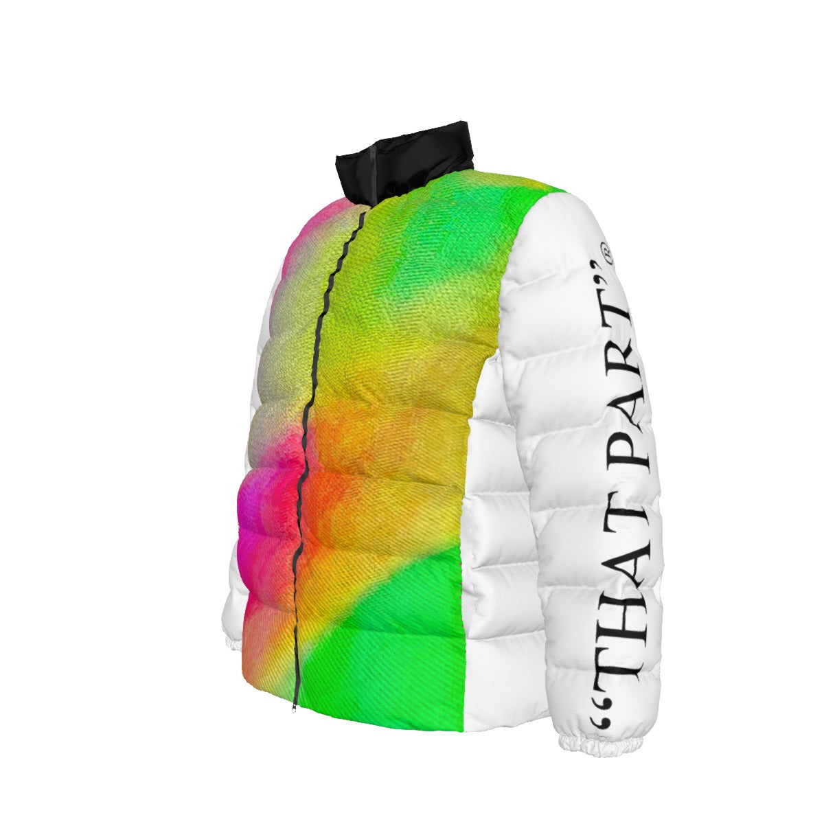 Unisex Stand collar slim down jacket