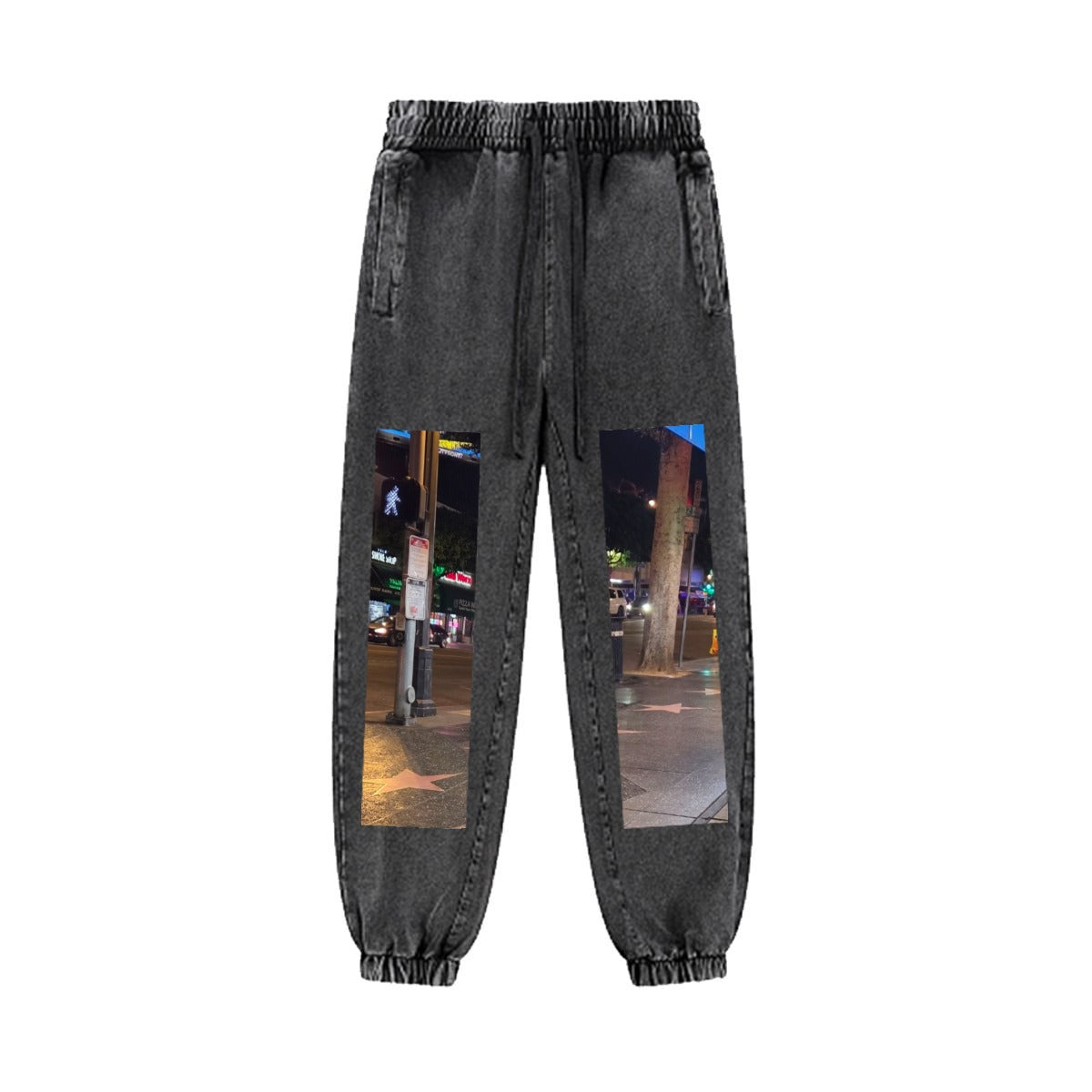 HOLLYWOOD Blvd. Vintage Wash Jogger Sweatpants|380GSM
