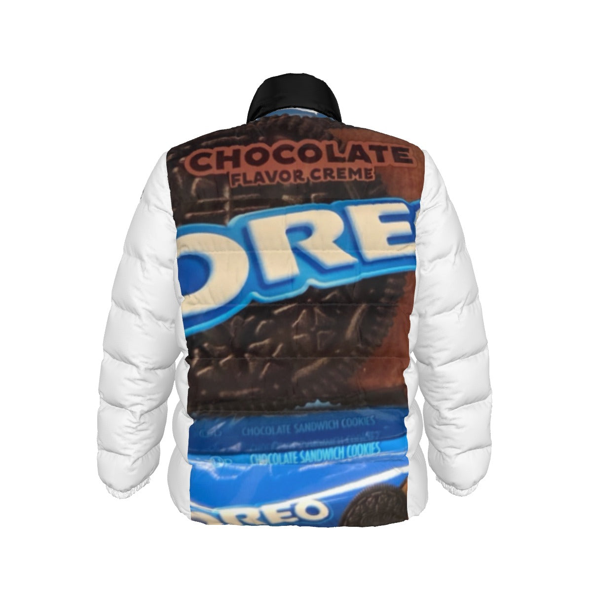 Unisex Stand collar slim down jacket