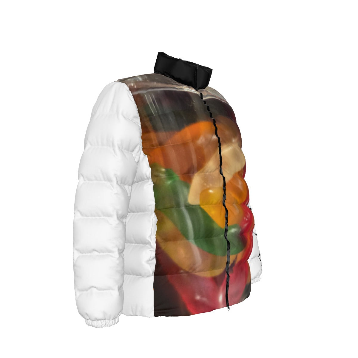 Unisex Stand collar slim down jacket