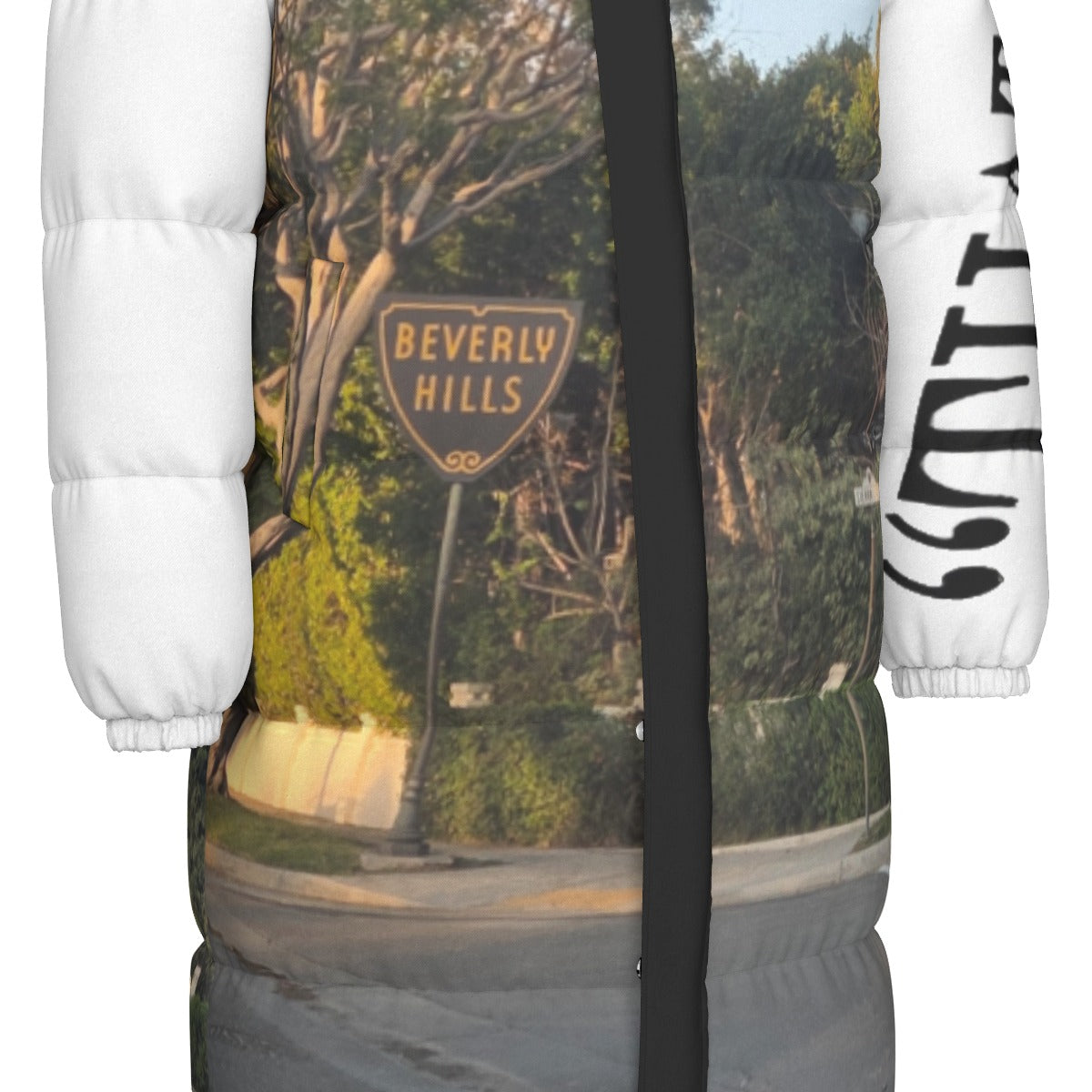 NEW!!! "THAT PART" branded (left sleeve/ Beverly Hills Sign front/ rear) Unisex Long Down Jacket