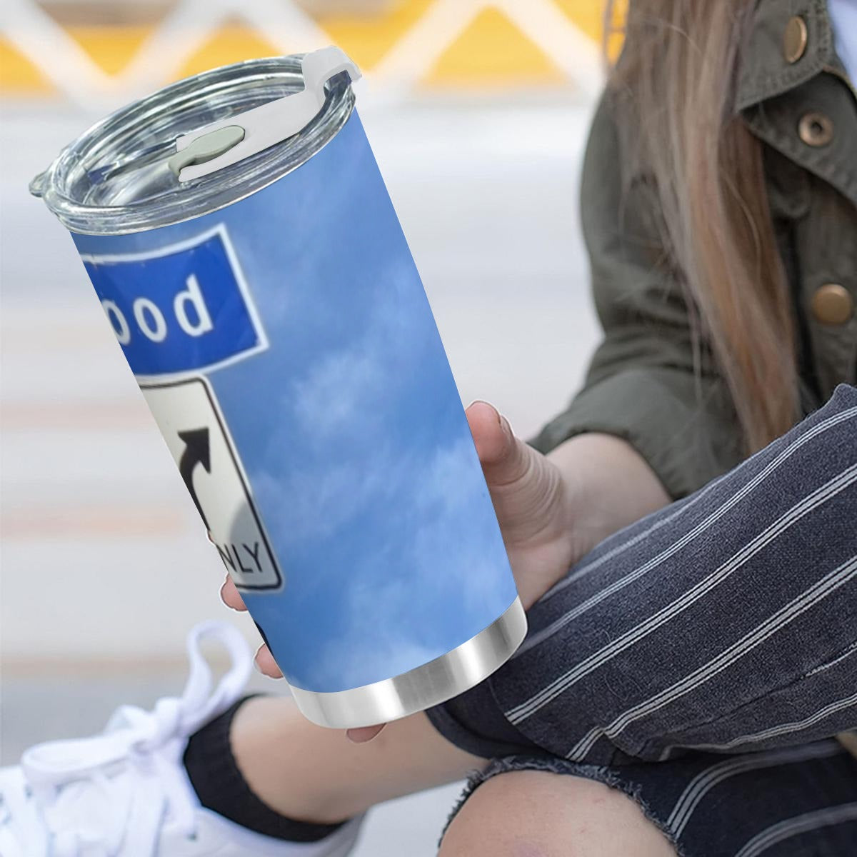 20 oz. (HOLLYWOOD Blvd.) Tumbler With Sliding Lid