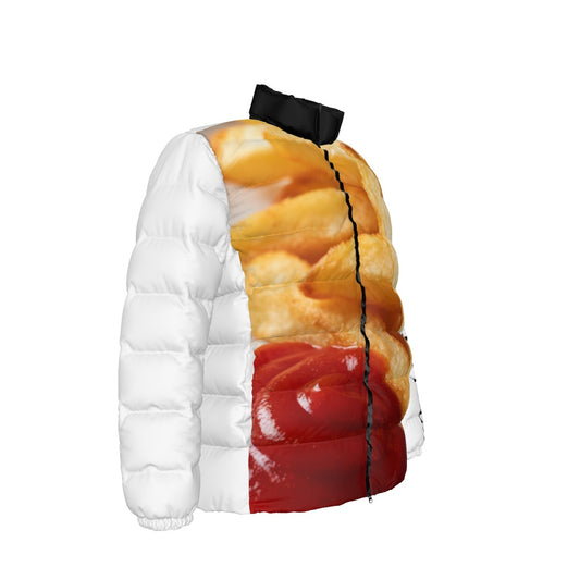 NEW!!! Unisex Stand collar slim down jacket