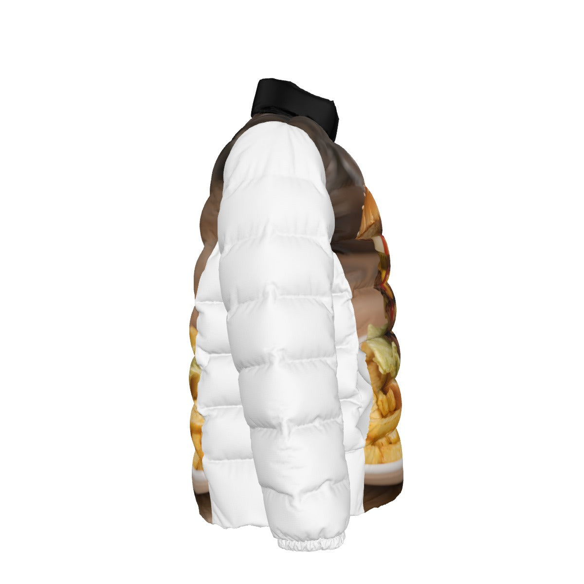 Unisex Stand collar slim down jacket