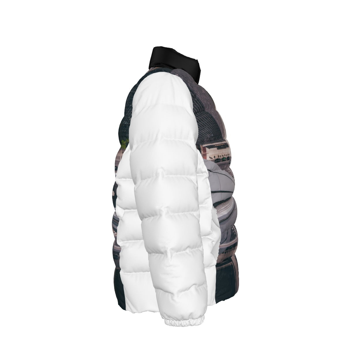 Unisex Stand collar slim down jacket