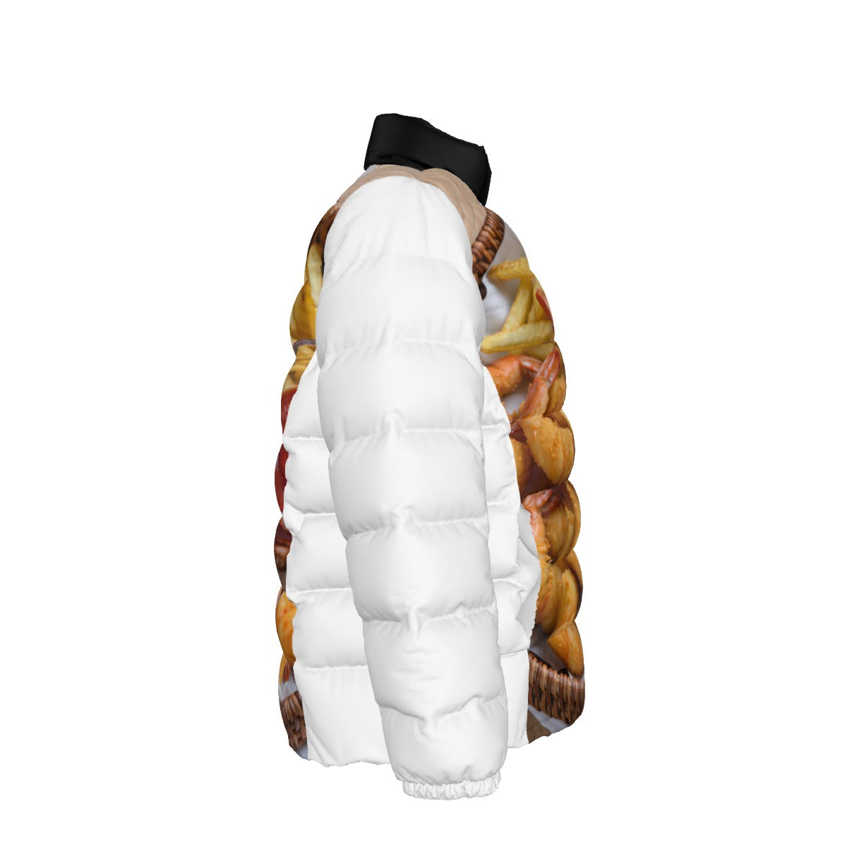 Unisex Stand collar slim down jacket