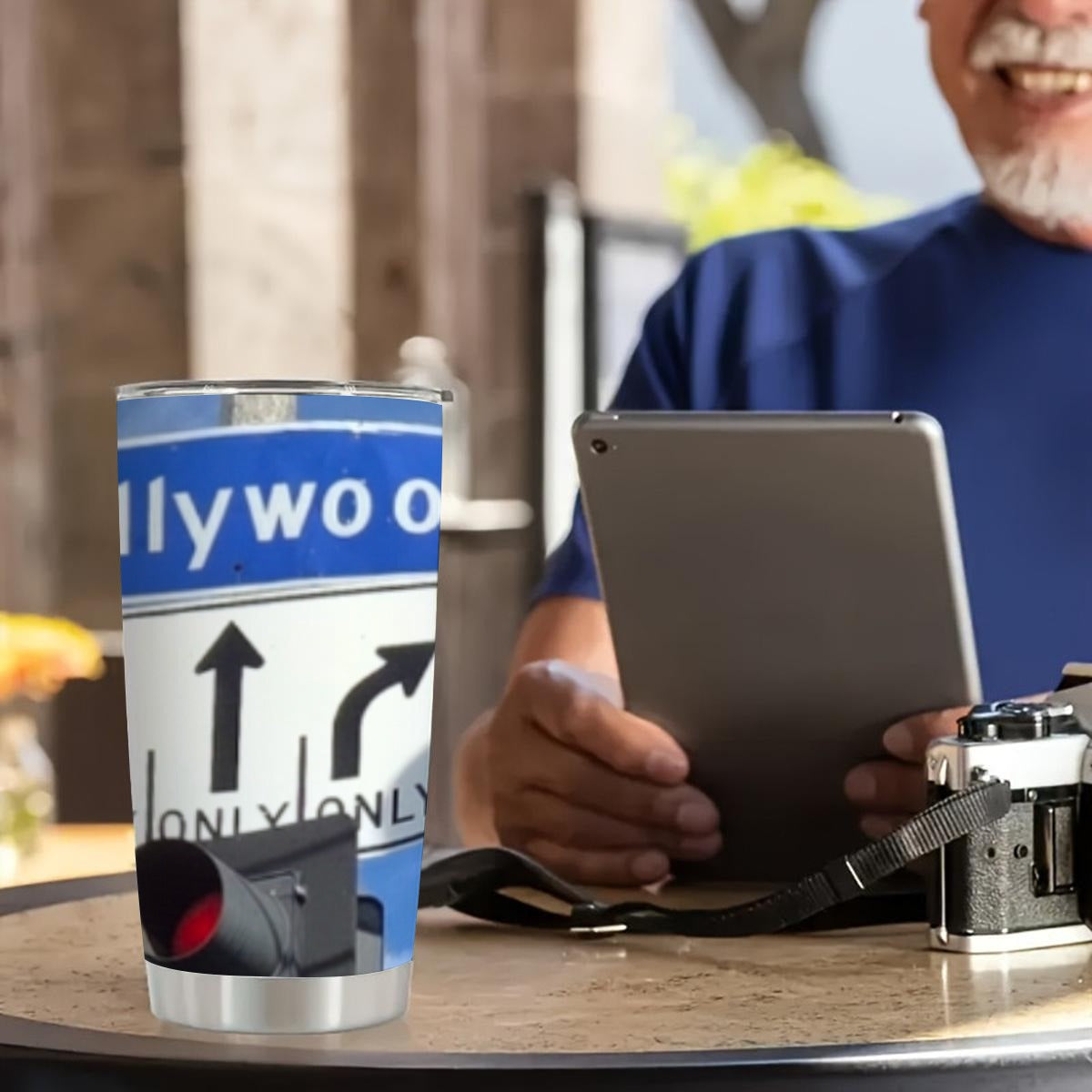 20 oz. (HOLLYWOOD Blvd.) Tumbler With Sliding Lid