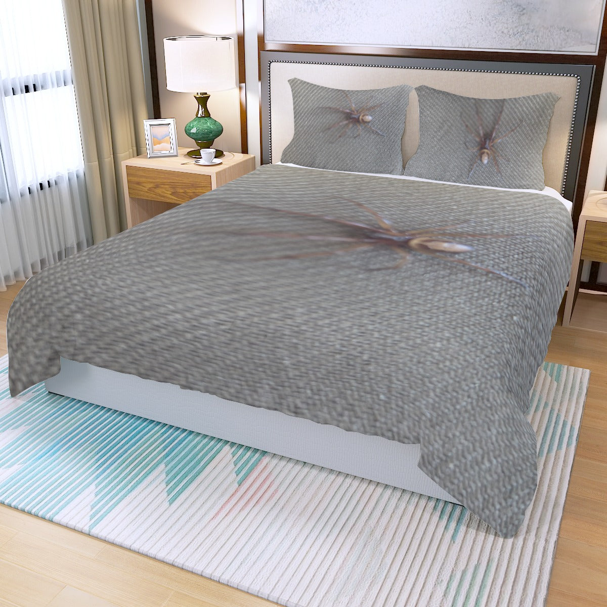 NEW!!! (BIG Spider) Three Piece Duvet Bedding Set