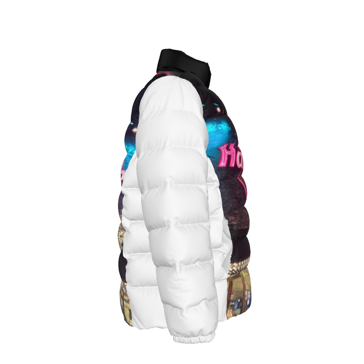 Unisex Stand collar slim down jacket